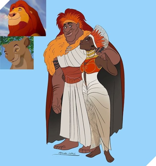 Khi các loài vật trong phim Disney được biến hóa thành con người 17