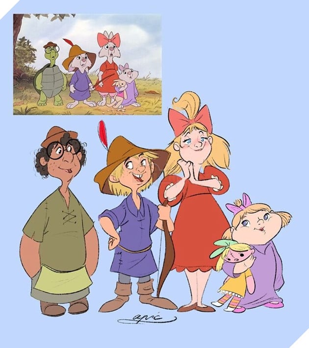 Khi các loài vật trong phim Disney được biến hóa thành con người 15