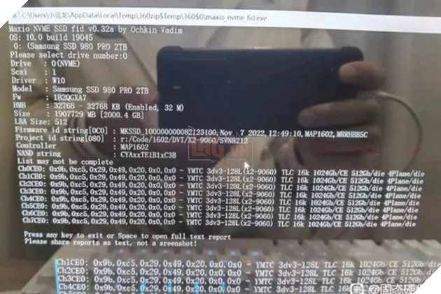 SSD Samsung 980 Pro "fake" xuất hiện tràn làn trên sàn thương mại điện tử