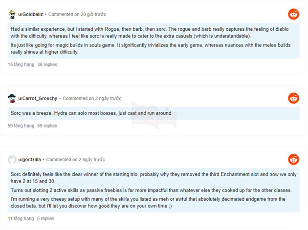 Nhiều game thủ Diablo 4 cho rằng Sorceress quá out trình các lớp nhân vật còn lại 2