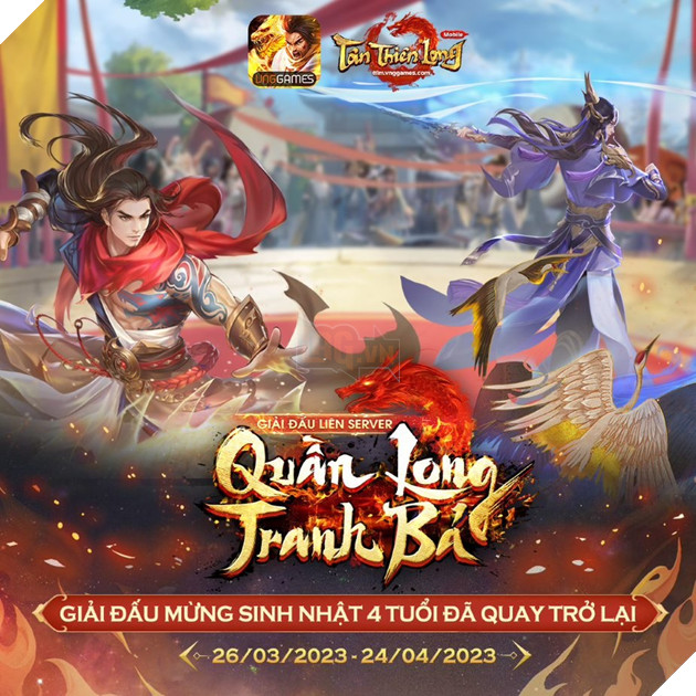 Ngày 26/3 mở báo danh giải đấu Liên Server mừng sinh nhật Quần Long Tranh Bá 