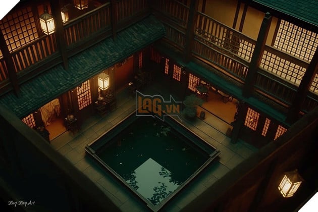 Vùng Đất Linh Hồn được tái hiện lại theo phong cách tả thực bởi AI