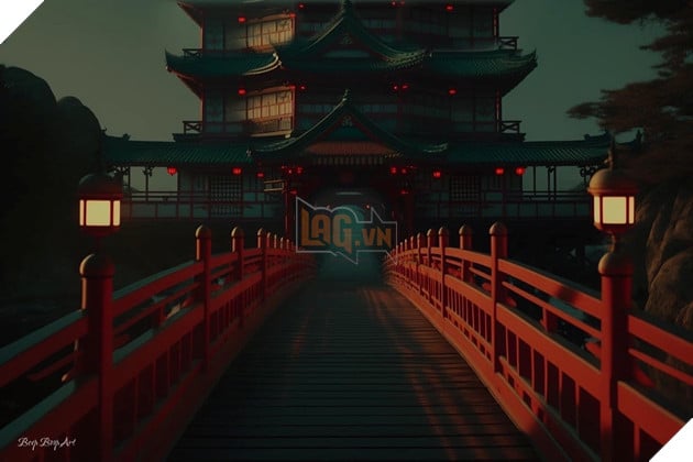 Vùng Đất Linh Hồn được tái hiện lại theo phong cách tả thực bởi AI