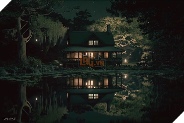 Vùng Đất Linh Hồn được tái hiện lại theo phong cách tả thực bởi AI
