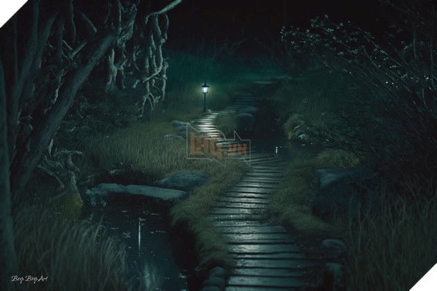 Vùng Đất Linh Hồn được tái hiện lại theo phong cách tả thực bởi AI