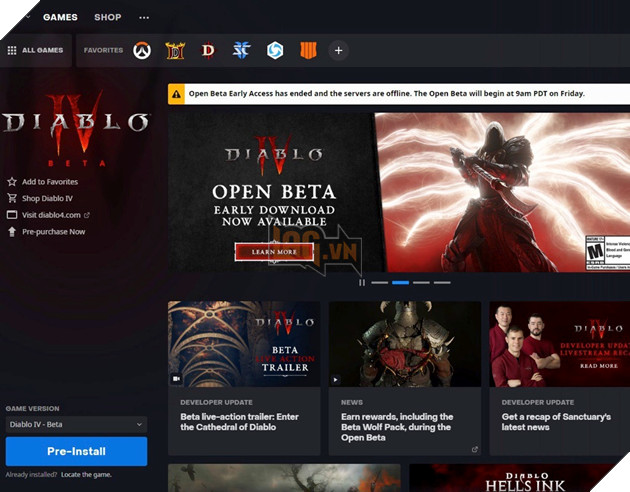 Hướng dẫn cách tải Diablo IV trên PC, Xbox và Playstation 