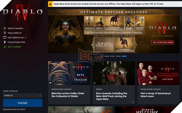 Hướng dẫn cách tải Diablo IV trên PC, Xbox và Playstation 