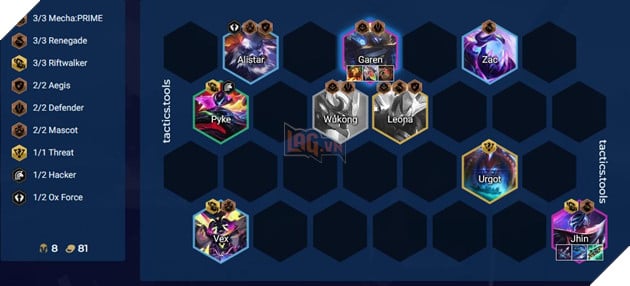 DTCL Mùa 8.5: Hướng dẫn Top đội hình Ngoại Đạo mạnh nhất Rank Kim Cương 13.10 5