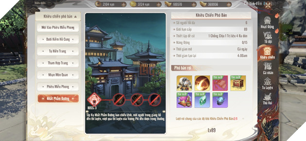 Đạt cấp 89, game thủ đối đầu ngay phó bản Khiêu chiến Nhất Phẩm Đường tại Thiên Long Bát Bộ 2 VNG 