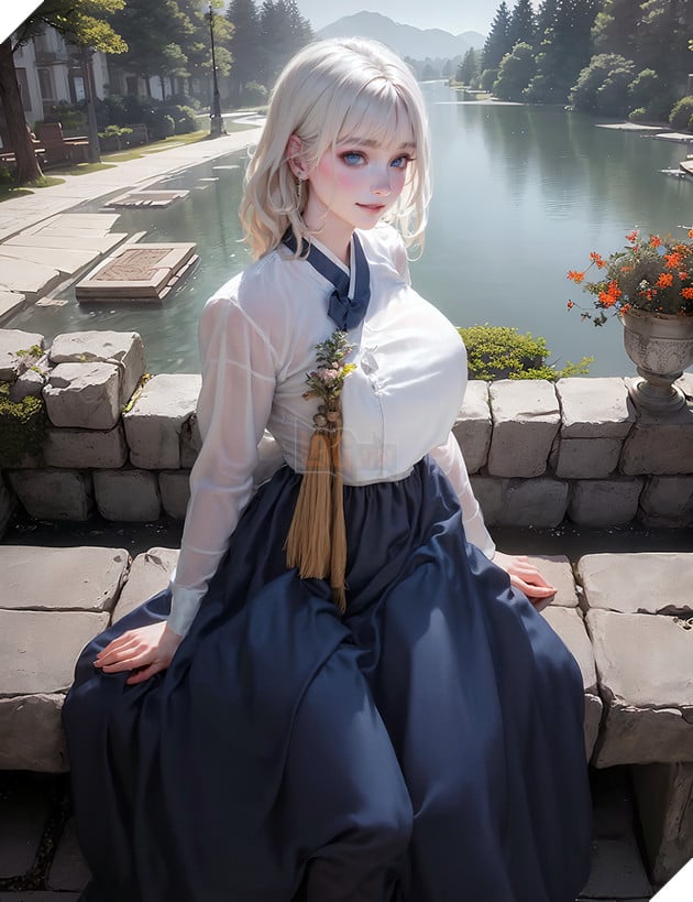 ai art gái xinh hàn quốc