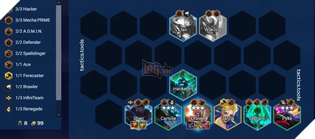 DTCL Mùa 8.5: Hướng dẫn Top đội hình Tin Tặc mạnh nhất Rank Kim Cương meta 13.10 2