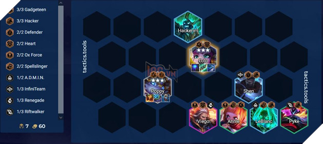 DTCL Mùa 8.5: Hướng dẫn Top đội hình Tin Tặc mạnh nhất Rank Kim Cương meta 13.10 3