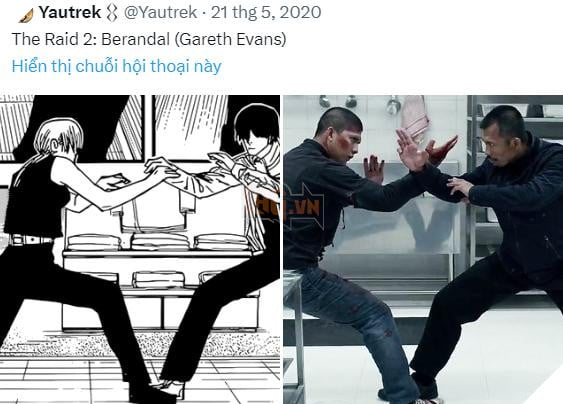 chainsaw man lấy cảm hứng từ phim