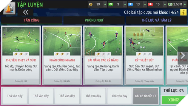 Top Eleven VNG: Các bài Tập Luyện hiệu quả nhất để tối ưu khả năng của cầu thủ  5
