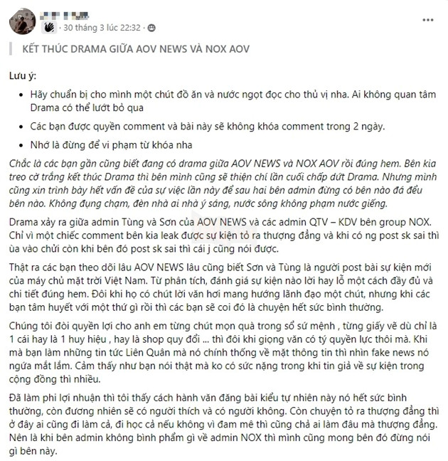 Game thủ Liên Quân Mobile được hít hà drama từ 2 nhóm cộng đồng lớn nhất tại Việt Nam