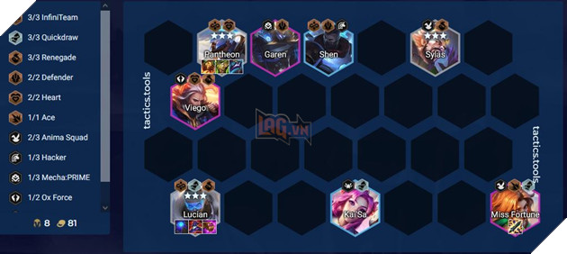 DTCL Mùa 8.5: Hướng dẫn Top đội hình Biệt Đội Vô Cực Ezreal mạnh nhất bản 13.10 Rank Cao Thủ 3