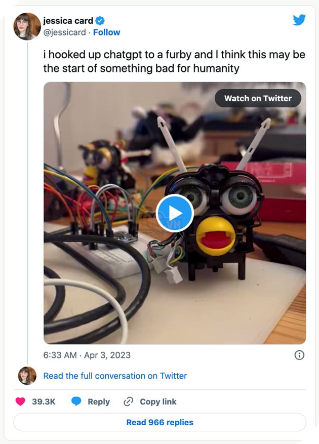 Robot Furby tích hợp ChatGPT tiết lộ kế hoạch thống trị thế giới