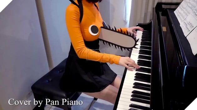 Pan Piano hóa thân thành Pochita, fan chỉ mải mê tập trung vào đôi mắt ấy