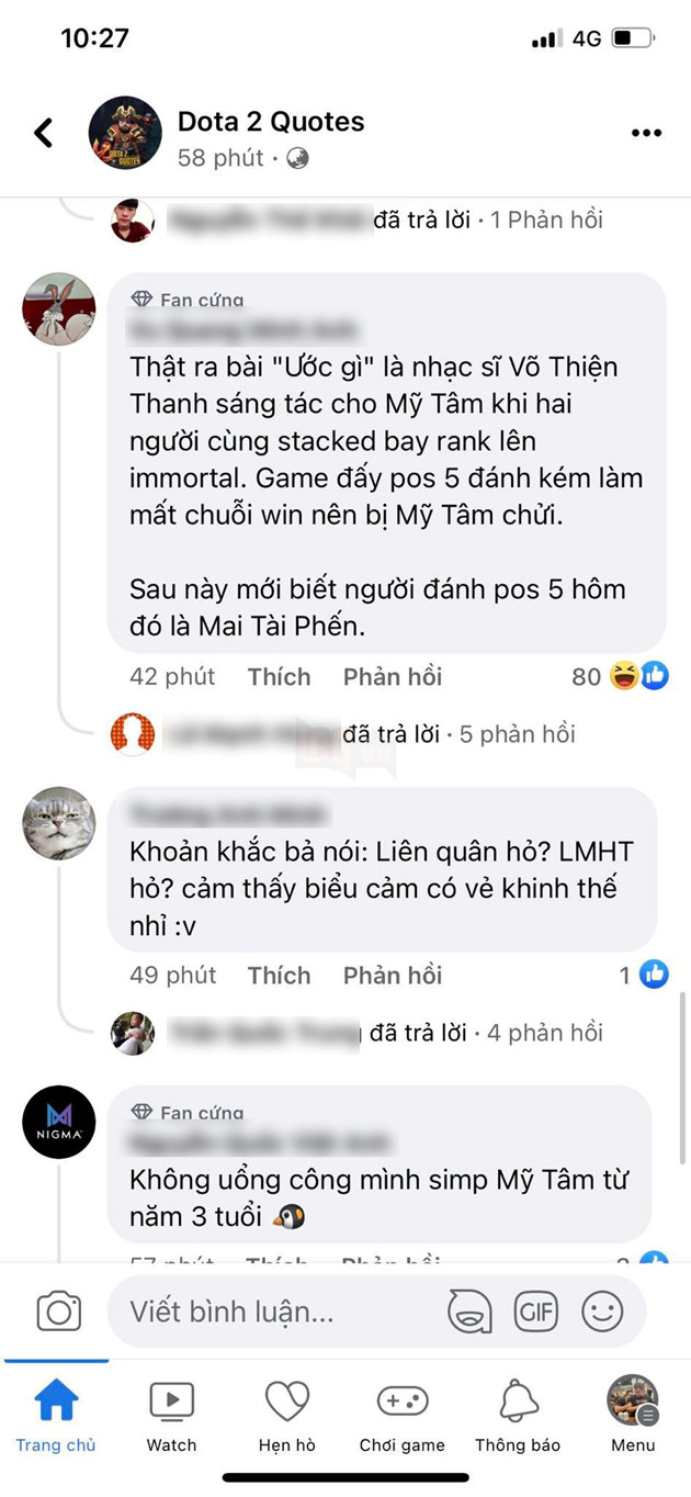 Nữ ca sĩ Mỹ Tâm hé lộ bản thân thích chơi Dota 2, thậm chí còn chơi rất chiến nữa cơ