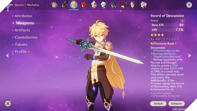 Genshin Impact: Tân thủ bất bình trước Vũ khí độc quyền trên PlayStation chẳng khác gì như trò đùa  4