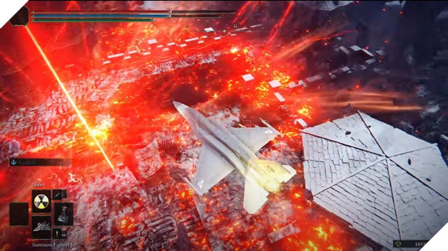 Lầy như game thủ Elden Ring vác cả xe tăng và máy bay để chiến boss cho đã tay