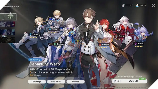 Honkai Star Rail - Hướng dẫn cách để có các nhân vật 5 sao trong game thông qua Gacha Bước Nhảy 5