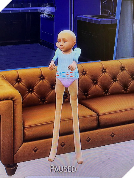 The Sims 4 xuất hiện Bug mới, biến em bé thành quái vật biến dạng 4
