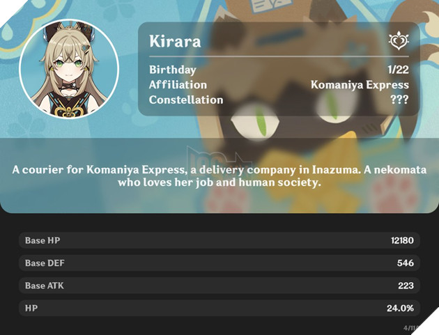 Genshin Impact: Leaker hé lộ Bộ kĩ năng của Kirara - Hỗ trợ Thảo tạo khiên và buff sát thương khá ổn 5