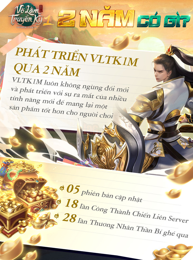 Võ Lâm Truyền Kỳ 1 Mobile: 2 năm viết tiếp truyền kỳ