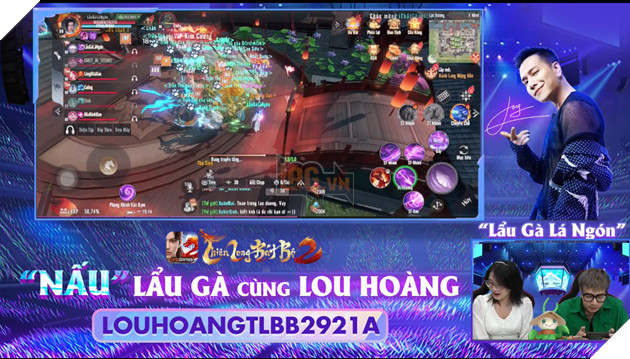  Lou Hoàng giao lưu tại Thiên Long Bát Bộ 2 VNG: “Chơi game là nguồn cảm hứng để viết nhạc” 3