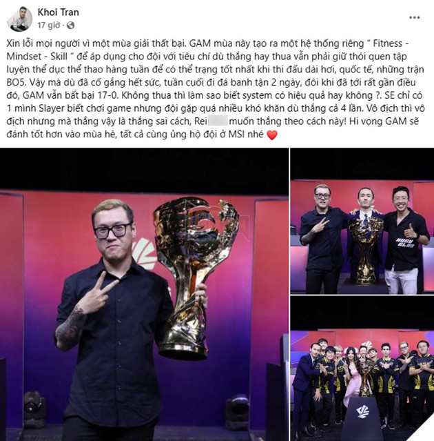 LMHT: HLV của GAM Esports thể hiện sự không hài lòng với cách mà đội tuyển chiến thắng