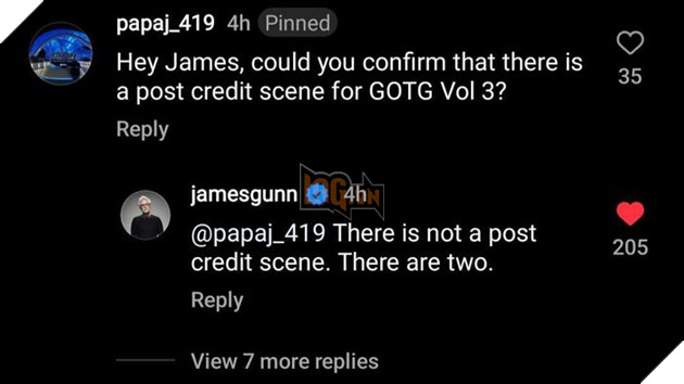 James Gunn xác nhận số lượng After-Credit của Guardians of the Galaxy Vol. 3 2