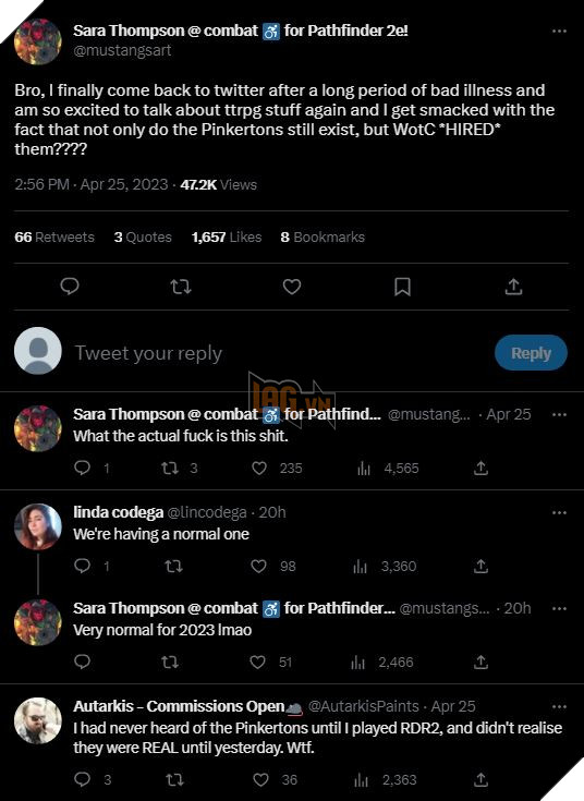 Game thủ bất ngờ khi Pinkertons vẫn còn hoạt động, thậm chí được thuê để đe dọa một Youtuber 3