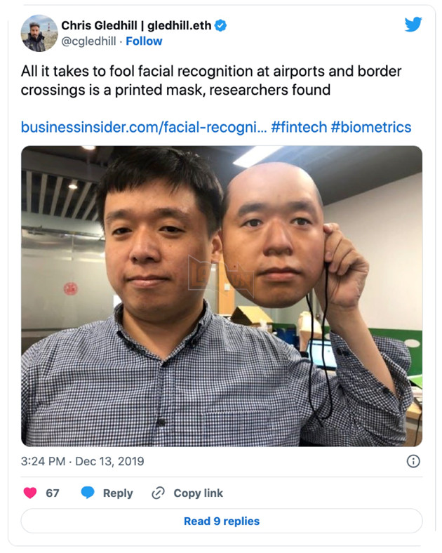 Nghiên cứu mới về mặt nạ in 3D có thể qua mặt bất kỳ hệ thống nhận dạng khuôn mặt nào