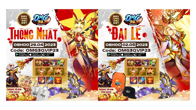 OMG 3Q VNG: Khởi động máy chủ đặc biệt mừng Đại Lễ dân tộc