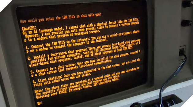 ChatGPT giờ đây có thể chạy trên PC siêu cổ, được sản xuất từ năm 1985 2