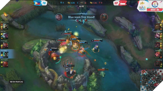 SEA Games 32: Liên Minh Tốc Chiến - Philippines mở màn với Singapore 4