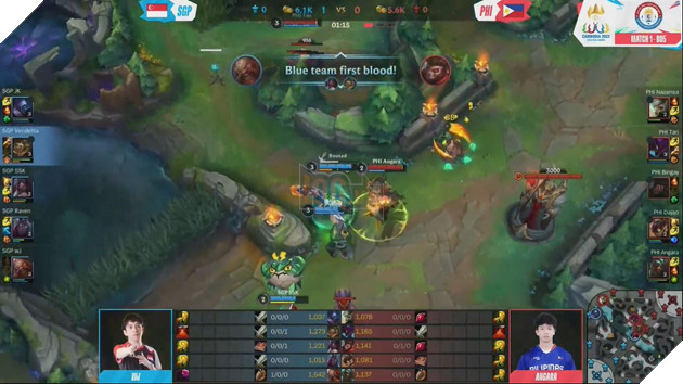 SEA Games 32: Liên Minh Tốc Chiến - Philippines mở màn với Singapore 9