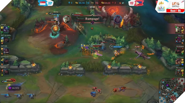 SEA Games 32: Liên Minh Tốc Chiến - Philippines mở màn với Singapore 11