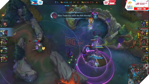 SEA Games 32: Liên Minh Tốc Chiến - Philippines mở màn với Singapore 16