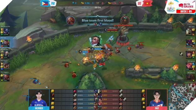 SEA Games 32: Liên Minh Tốc Chiến - Chung kết Nhánh Thắng Việt Nam đại chiến Philippines 2