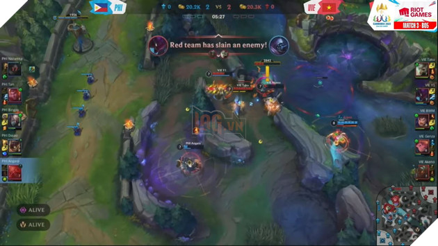 SEA Games 32: Liên Minh Tốc Chiến - Chung kết Nhánh Thắng Việt Nam đại chiến Philippines 3