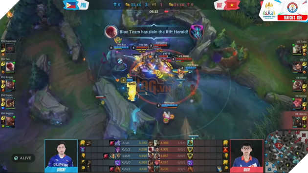 SEA Games 32: Liên Minh Tốc Chiến - Chung kết Nhánh Thắng Việt Nam đại chiến Philippines 10