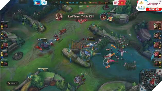 SEA Games 32: Liên Minh Tốc Chiến - Chung kết Nhánh Thắng Việt Nam đại chiến Philippines 13