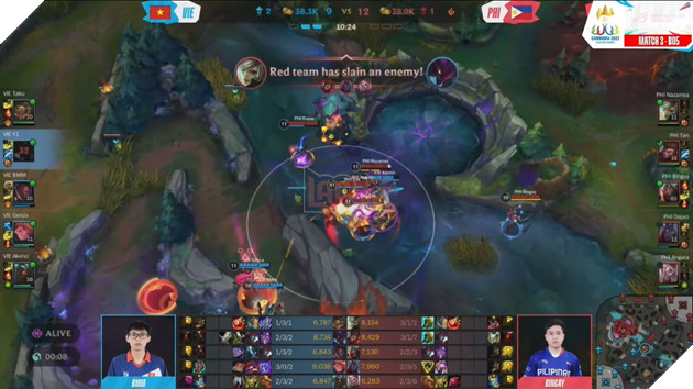 SEA Games 32: Liên Minh Tốc Chiến - Chung kết Nhánh Thắng Việt Nam đại chiến Philippines 18