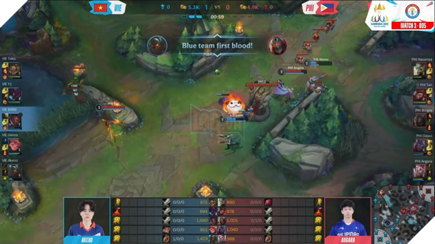 SEA Games 32: Liên Minh Tốc Chiến - Chung kết Nhánh Thắng Việt Nam đại chiến Philippines 17