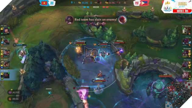 SEA Games 32: Liên Minh Tốc Chiến - Chung kết Nhánh Thắng Việt Nam đại chiến Philippines 32