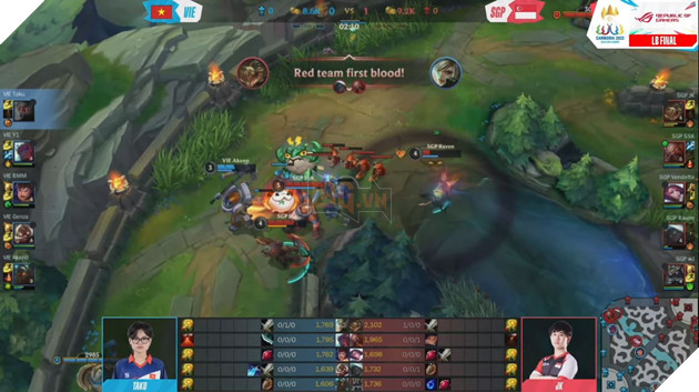 SEA Games 32: Liên Minh Tốc Chiến - Việt Nam đối mặt Singapore tại Chung kết Nhánh thua 2