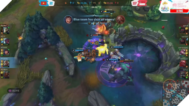 SEA Games 32: Liên Minh Tốc Chiến - Việt Nam đối mặt Singapore tại Chung kết Nhánh thua 5