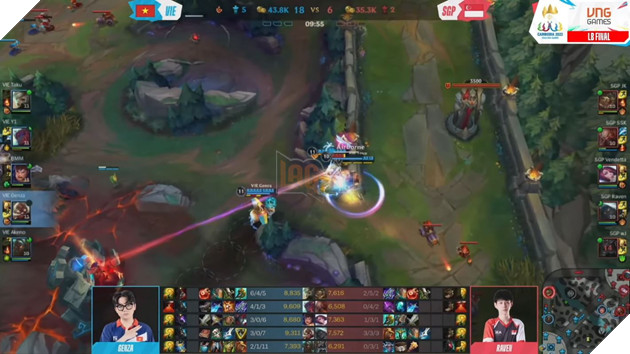 SEA Games 32: Liên Minh Tốc Chiến - Việt Nam đối mặt Singapore tại Chung kết Nhánh thua 7